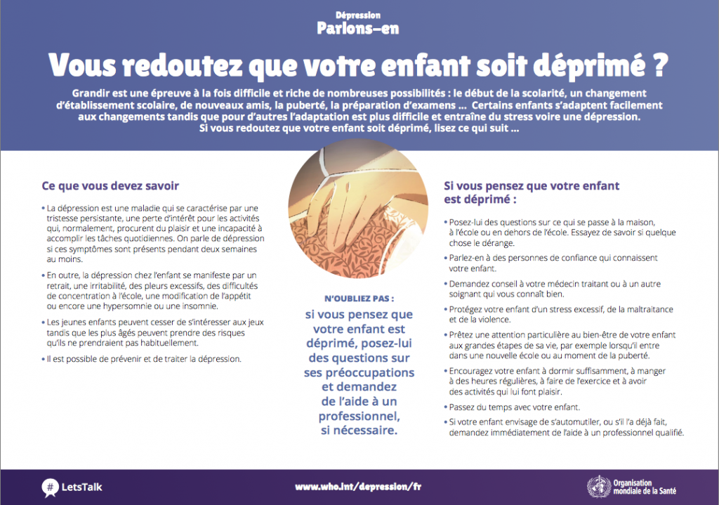 Information et prévention : la dépression chez les adolescents – Ado Zen