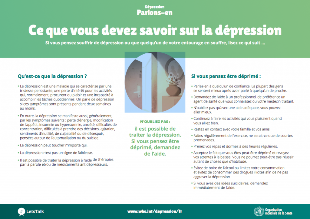 Information et prévention : la dépression chez les adolescents – Ado Zen