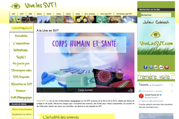 Ressources Pour Apprendre Et R Viser En Svt Au Coll Ge Et Au Lyc E