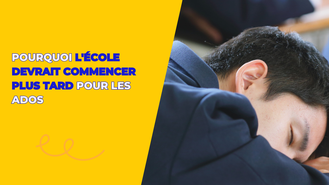 Pourquoi l'cole devrait commencer plus tard pour les ados  Ado Zen