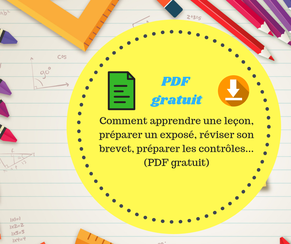 Comment Apprendre Une Leçon, Préparer Un Exposé, Réviser Son Brevet ...