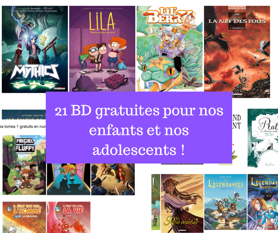 21 BD gratuites pour nos enfants et nos adolescents ! – Ado Zen